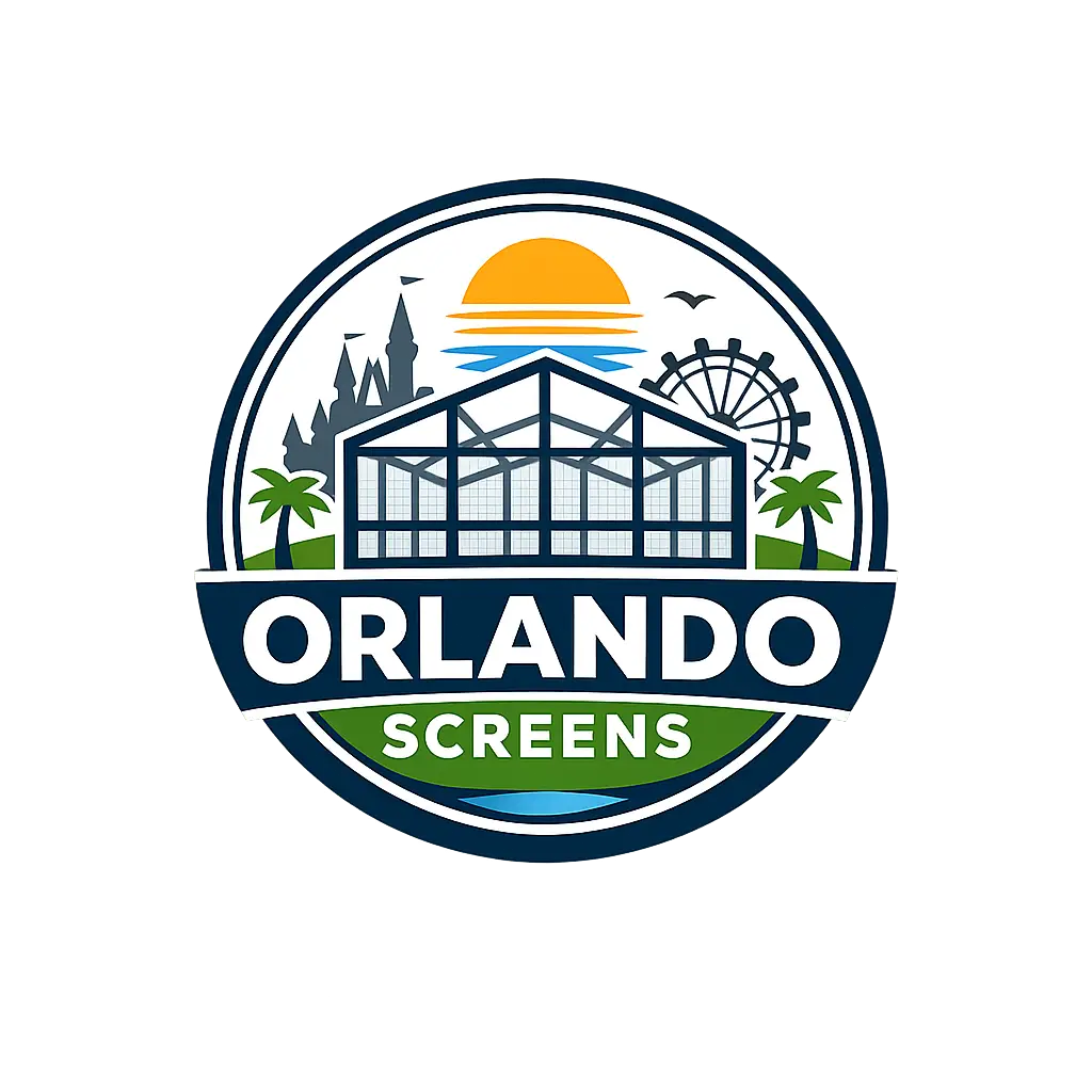 Orlando Screens logo for screen enclosure and patio screen services in Orlando, FL